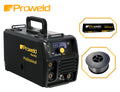 Pachet ProWELD Flux 932 Invertor sudare Flux, MMA + E71T-GS sarma sudura flux 0.8mm, rola 1kg/D100 + E6013 electrozi rutilici 2.5mm, 1kg