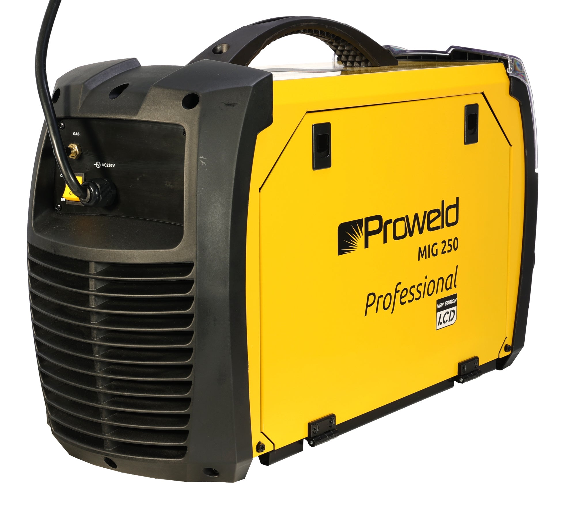 ProWELD MIG 250 Synergetic Invertor digital MIG/TIG/MMA 200A, Sudură oțel, inox, aluminiu, fontă, Afișaj LCD, reglaj sinergic